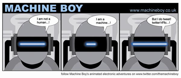 Click here to follow Machine boy at Twitter!