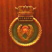 HMS Seraph badge.